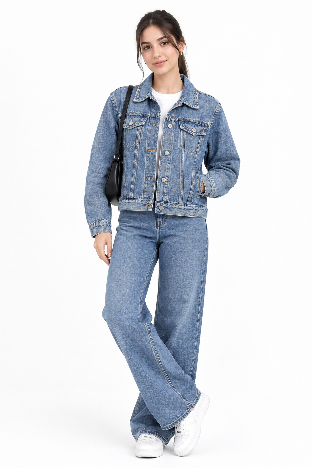 کت جین زنانه سایز M  برند old navy محصول بنگلادش