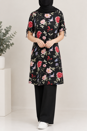 پیراهن نخی کوتاه زنانه سایز ۳۶ . ۳۸ برند H&M | استوک آذین