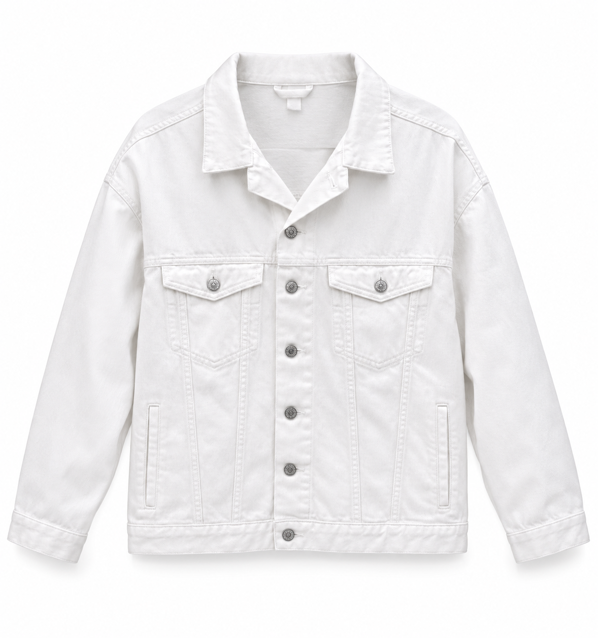 کت جین سفید وارداتی  برند H&M
